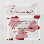 RSVP UITNODIGING BRIEFKAART (Voorkant / Achterkant)