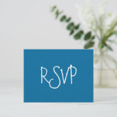 RSVP UITNODIGING BRIEFKAART (Staand voorkant)