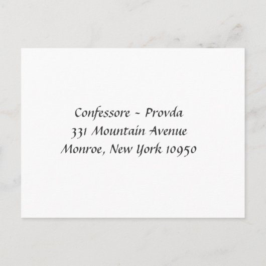 rsvp uitnodiging briefkaart (Achterkant)