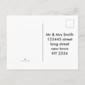 RSVP-uitnodiging voor briefkaart zwart en goud (Achterkant)