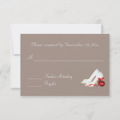 RSVP Uitnodiging voor kerstbruiloft (Achterkant)