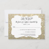 RSVP Uw Dag Glitter Fab Gold (Voorkant)