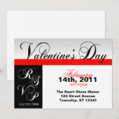 RSVP Valentijnsdag-uitnodigingen Kaart (Voorkant / Achterkant)