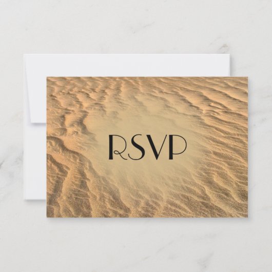 RSVP van bestemming met menukeuze (Achterkant)