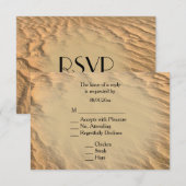 RSVP van bestemming met menukeuze (Voorkant / Achterkant)