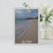 RSVP van de Ontvangst van het huwelijk past in vie (Staand voorkant)