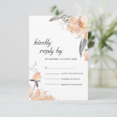 RSVP VAN DE TERRACOTTA-WATERVERF VAN DE RUST INFORMATIEKAARTJE (Staand voorkant)