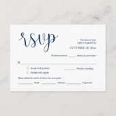 RSVP van de Uitnodiging van het huwelijk, de Kaart (Voorkant)