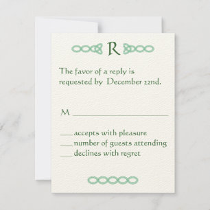 RSVP van gerst en Keltisch Groen