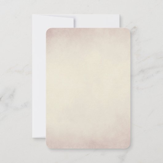 RSVP van het roos- en Ivy-bruiloft (Achterkant)