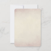 RSVP van het roos- en Ivy-bruiloft Kaartje (Achterkant)