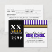 RSVP van hoogleraren Kaartje (Voorkant / Achterkant)