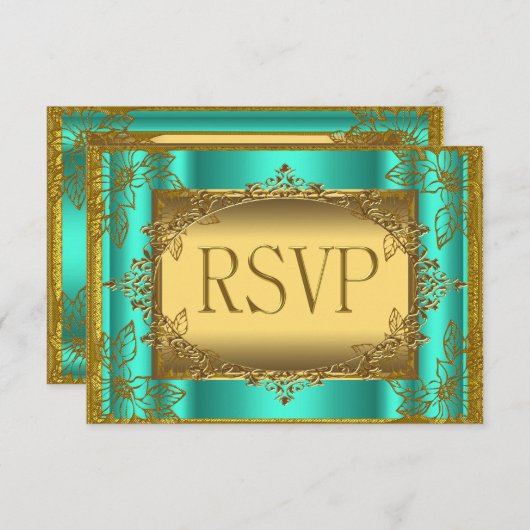 RSVP Verjaardag bruiloft Verloving Jubileum (Voorkant / Achterkant)