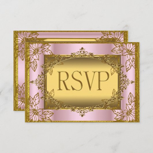 RSVP Verjaardag bruiloft Verloving Jubileum (Voorkant / Achterkant)