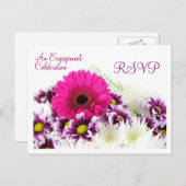 RSVP-Verloving/bruiloft-Briefkaart Uitnodiging Briefkaart (Voorkant / Achterkant)