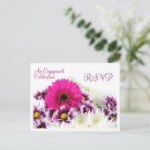 RSVP-Verloving/bruiloft-Briefkaart Uitnodiging Briefkaart (Staand voorkant)