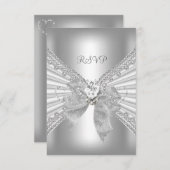 RSVP Verlovingsdiamant Hart Wit Zilveren Boog (Voorkant / Achterkant)