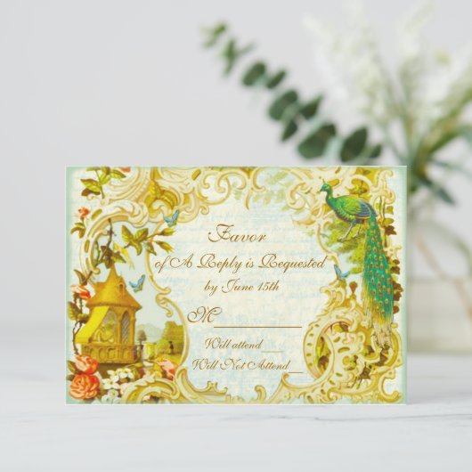 RSVP Versailles Peacock Garden (Staand voorkant)