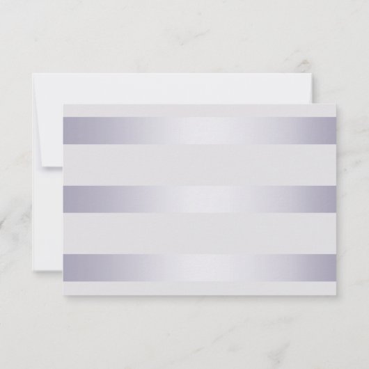 RSVP | Violet Silver Shimmer Stripes Monogram2 (Achterkant)