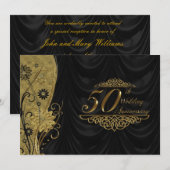 RSVP voor 50e trouwdag Kaart (Voorkant / Achterkant)