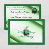RSVP voor 55e trouwjubileum Kaart (Voorkant / Achterkant)