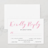 RSVP voor draaglijk script | WOORDEN Kaartje (Voorkant / Achterkant)