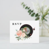 rsvp voor muziekopname uitnodiging briefkaart (Staand voorkant)