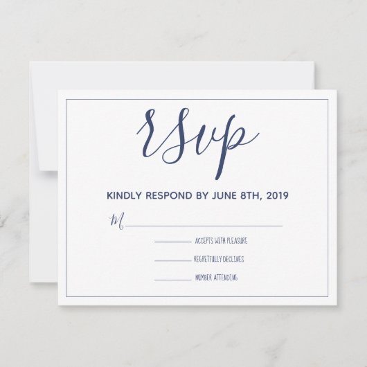 RSVP voor proefdiners Kaart (Voorkant)