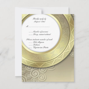 RSVP voor uitnodiging voor receptiediner