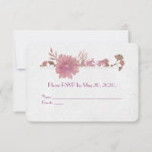 RSVP-Vow Renewal waterverf grens Kaart (Voorkant)