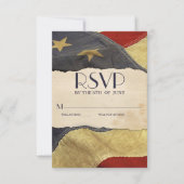 RSVP  VS-vlagpatriottisch militair huwelijk (Voorkant)