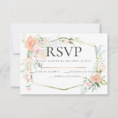 RSVP | Waterverf Floral Bouquet Kaart (Voorkant)