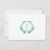 RSVP Waterverf Laurel Eucalyptus Leaf WreatArt (Achterkant)