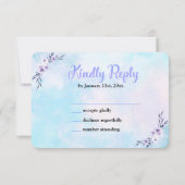 RSVP Waterverf Pastel Kaartje (Achterkant)