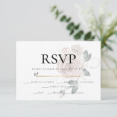 RSVP | Waterverf Roos roze maaltijd (Staand voorkant)
