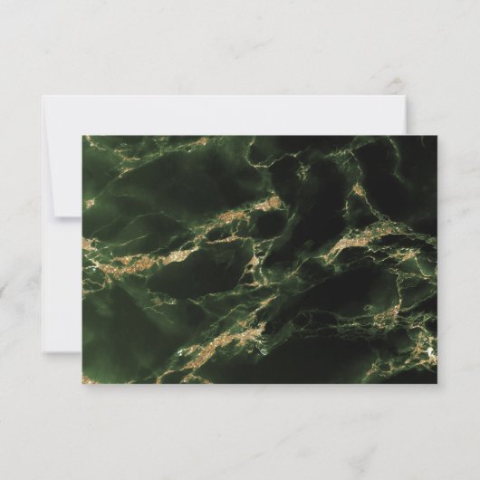 RSVP | Waterverf smaragdgroen  BarefootBride™ (Achterkant)