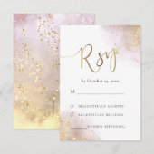 RSVP waterverf splashes (Voorkant / Achterkant)