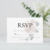 RSVP | Waterverf Stof Roze Roze Kaartje (Staand voorkant)