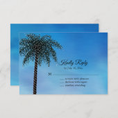 RSVP-Waterverf van tekenlamppalm RSVP (Voorkant / Achterkant)