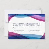 RSVP | Waves Invitation Kaart (Voorkant)