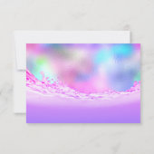 RSVP Waves Tropische Ocean Aqua Pink Pastel (Achterkant)