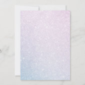 *~* RSVP Website Abstract Pastel AR13 Wedding Kaart (Achterkant)