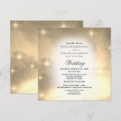 *~* RSVP Website Galaxy Nebula Celestial Wedding Kaart (Voorkant / Achterkant)