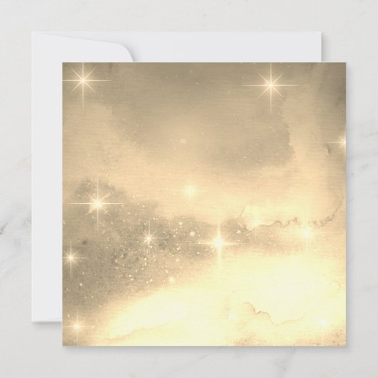 *~* RSVP Website Galaxy Nebula Celestial Wedding Kaart (Achterkant)