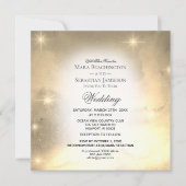 *~* RSVP Website Galaxy Nebula Celestial Wedding Kaart (Voorkant)