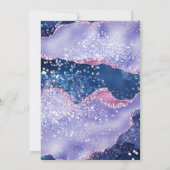 *~* RSVP Website Lavendel AGATE Sterren AR13 Huwel Kaart (Achterkant)