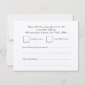 RSVP Weddenschap Foodies Heart Silver Response (Voorkant)