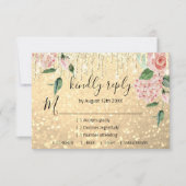 RSVP Weddenschap Glitter Bridal Mint Glitter Gold (Voorkant)