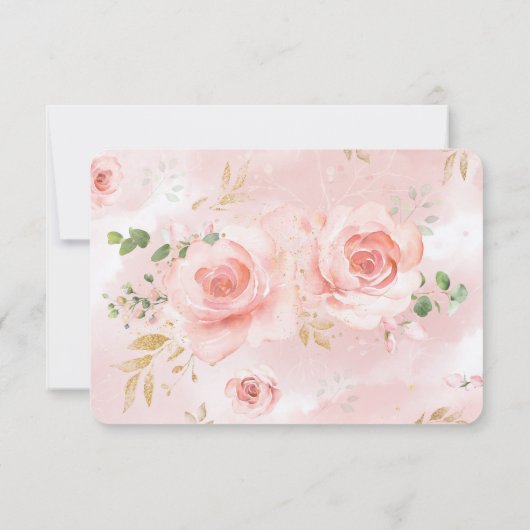 RSVP Weddenschap invoegen Groen en dubbelzinnig ro Kaart (Achterkant)