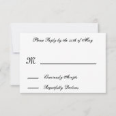 RSVP Weddenschap Kaartje (Achterkant)